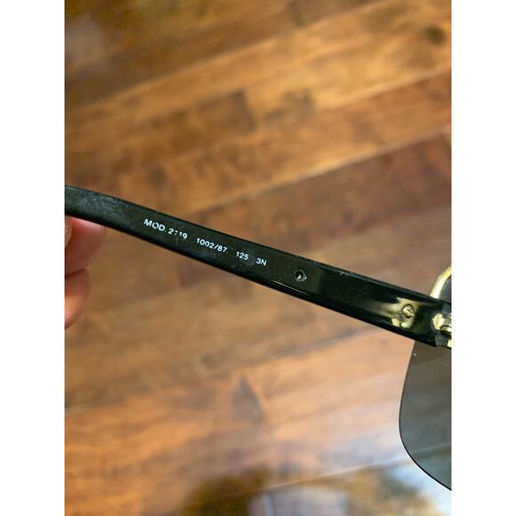 Versace Shield Sunglasses VE2119 1002/87 Black/Chrome/Grey Polarized UNISEX main image 6